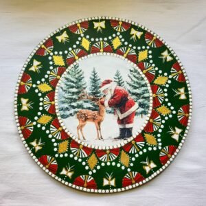 Mandala "Ternura de Natal" - Verde